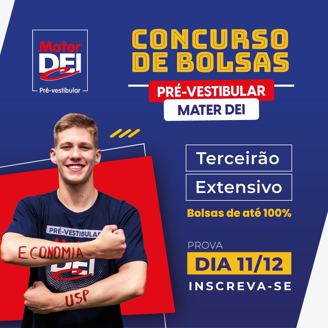 Concurso de Bolsas Pré-Vestibular Mater Dei - Agendado